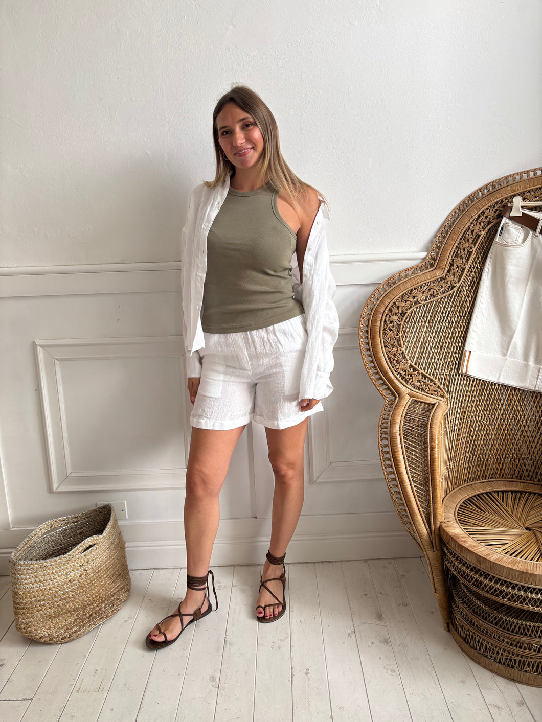 Haveone - Shorts 100% lino