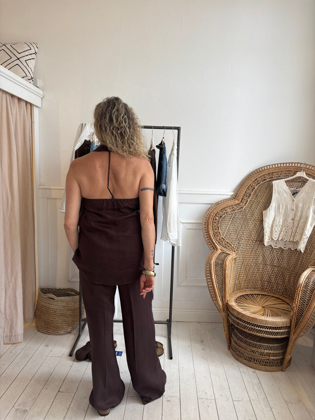 Isabelle Blanche - Pantalone in lino
