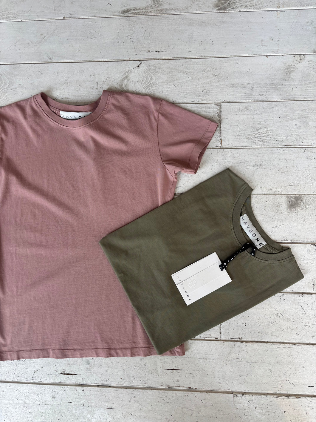 Haveone - T-shirt basic in cotone
